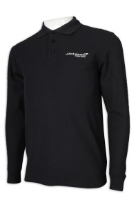 P1187 Design Men's Long Sleeve Polo Shirt polo Shirt Manufacturer